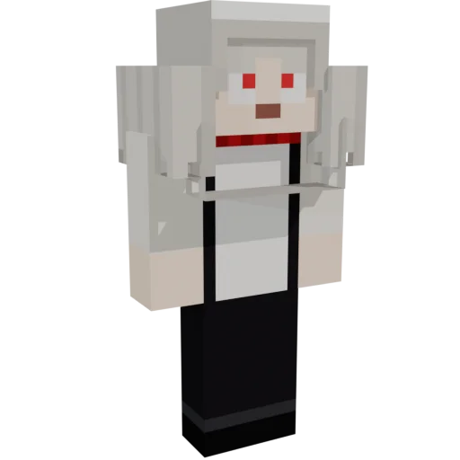 Candice as a blocky 3D figure; hover to turn